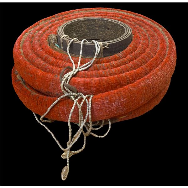 SOLOMON ISLANDS: Santa Cruz Islands, feather coil money (3519g), 19th to early 20th century, Unc
