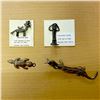 Image 1 : WORLDWIDE: LOT of 4 brass figuerines