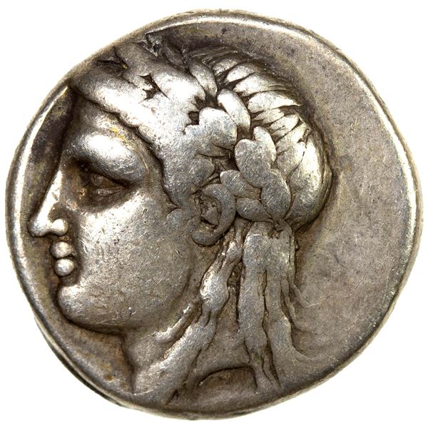IONIA: Miletos, Damnas, magistrate, AR drachm (3.57g), ca. 350-340 BC, F-VF