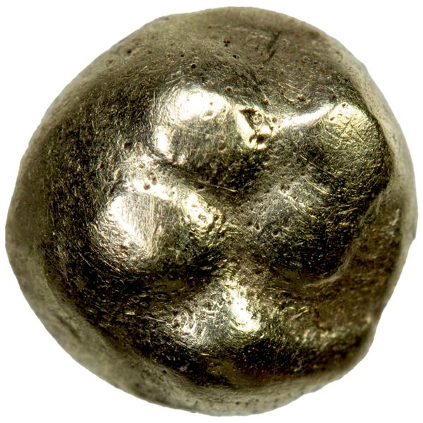 LYDIA: temp. AlyattesKroisos, EL myshemihekte (1/24th stater) (0.56g), ca. 600-550 BC, VF