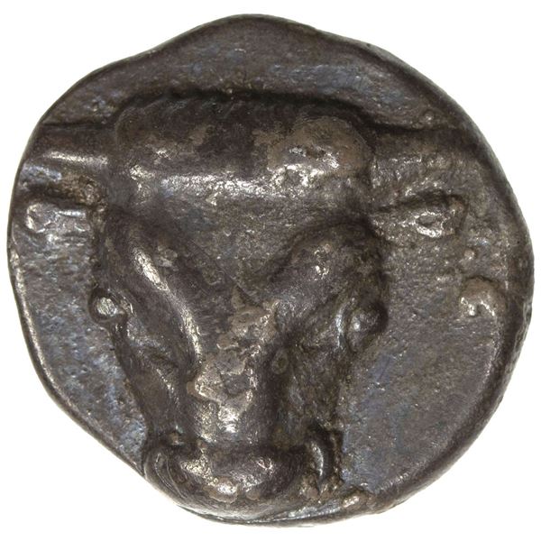 PHOCIS: Federal Coinage, AR triobol (2.86g), ca. 445-420 BC, VF