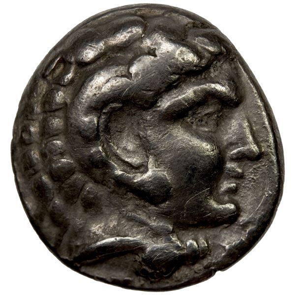 SELEUKID KINGDOM: Seleukos I & Antiochos I, 294-281 BC, AR drachm (3.89g), Uncertain Mint 16, F-VF
