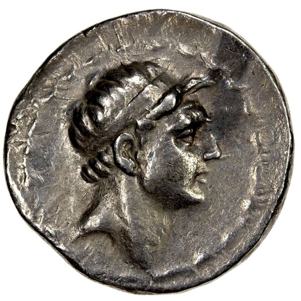 SELEUKID KINGDOM: Demetrios I Soter, 162-150 BC, AR tetradrachm (16.75g), VF