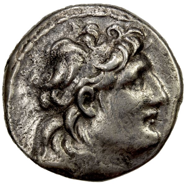SELEUKID KINGDOM: Antiochos VII Euergetes (Sidetes), 138-129 BC, AR tetradrachm (16.22g), Antioch on