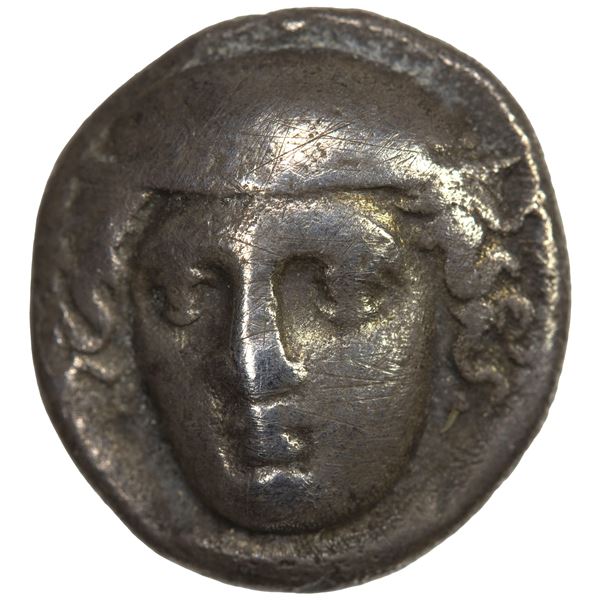 THRACE: Ainos, AR tetrobol (2.38g), ca. 400-370 BC, F-VF
