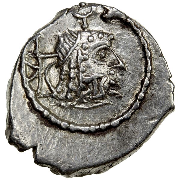 HIMYARITE: Tha'ran Ya'ub, ca. 175-215, AR unit (1.94g), Raydan, EF