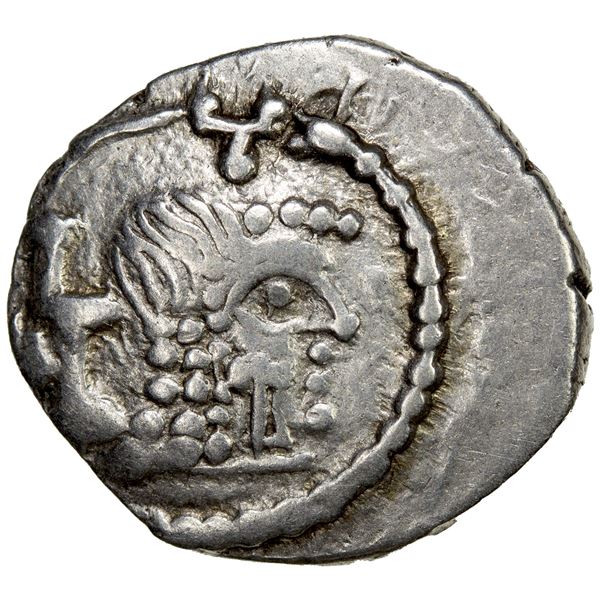 HIMYARITE: Tha'ran Ya'ub, ca. 175-215, AR unit (1.93g), Raydan, bold VF