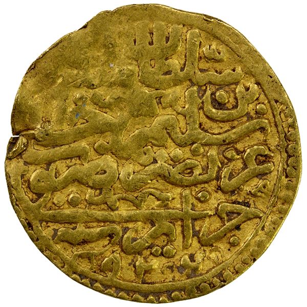 OTTOMAN EMPIRE: Süleyman I, 1520-1566, AV sultani (3.39g), Jaza'ir (Cezayir), AH926, F-VF
