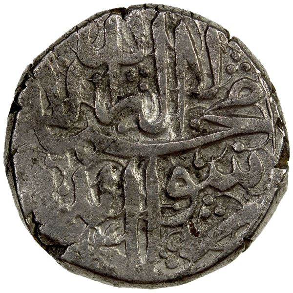 DURRANI: temp. Sherdil Khan, 1824-1226, BI rupee (9.95g), Ahmadshahi, AH(12)40, VF