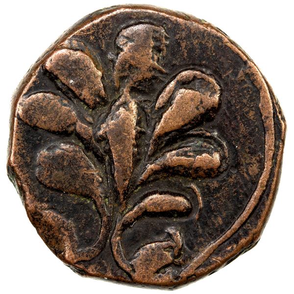 CIVIC COPPER: AE falus (5.75g), Tashqurghan, AH1301, EF