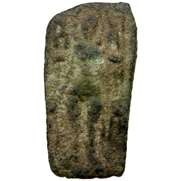 CEYLON: Anonymous, AE plaque (2.25g), 1st-2nd century AD, Fine