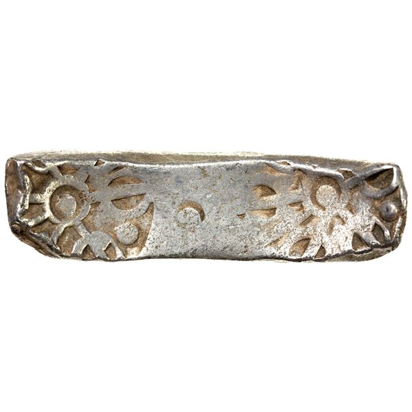 GANDHARA: Punchmarked, ca. 5th/4th century BC, AR shatamana (11.24g), VF-EF