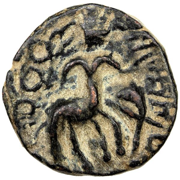 GANGES VALLEY: Anonymous, late 2nd/early 3rd century, AE full unit (10.39g), VF-EF
