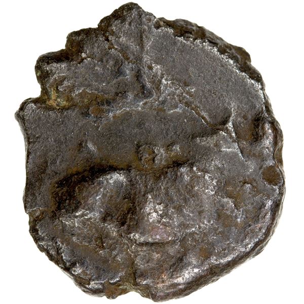 KAUSAMBI: Shivamagha, ca. 1st century BC, AE round unit (3.16g), VF-EF