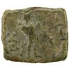 Image 1 : INDO-GREEK: Zoilos II, ca. 65-55 BC, AE rectangular unit (3.01g), F-VF