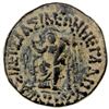 Image 1 : INDO-SCYTHIAN: Azes II, ca. 35 BC - 5 AD, AE large unit (12.16g), choice VF