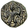 Image 1 : KUSHAN: Vasu Deva II, ca. 290-310, AE small unit ("didrachm") (4.81g), choice VF