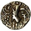 Image 1 : KIDARITE: Vigraha Deva, 5th century, debased AV dinar (7.45g), bold VF