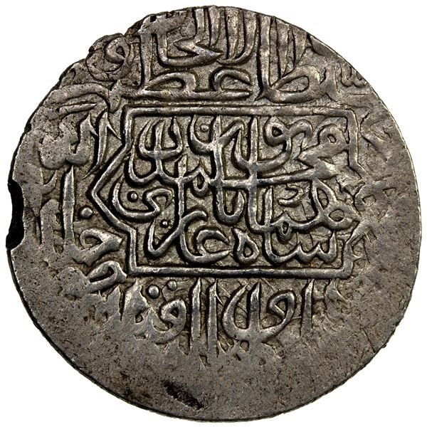 MUGHAL: Humayun, 1530-1556, AR light shahrukhi (3.89g), Qandahar, ND, AU