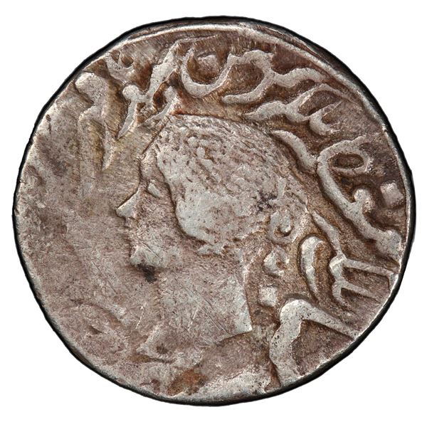BHARATPUR: Jaswant Singh, 1853-1893, AR rupee, VS1910, PCGS EF45