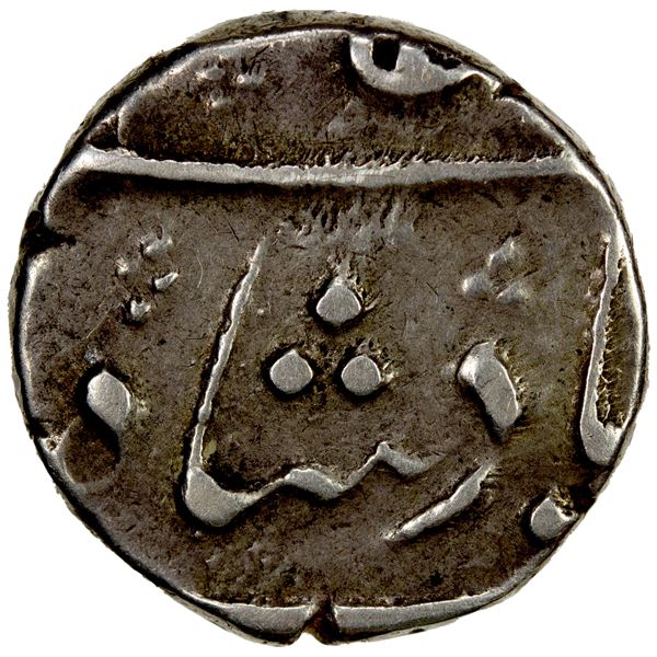 BOMBAY PRESIDENCY: AR ½ rupee, Mumbai, year 2 (AH1169), lovely VF