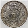 Image 2 : BRITISH INDIA: George V, AR rupee, 1920(c), PCGS MS64