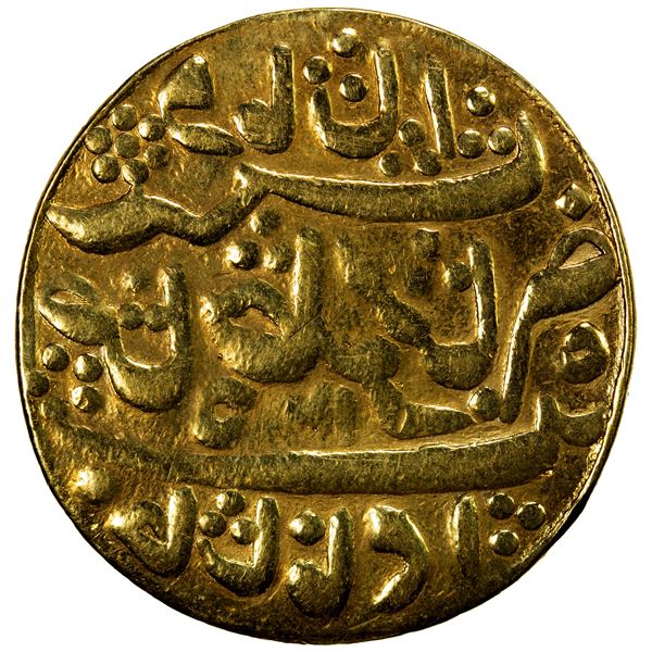 BRITISH INDIA: AV mohur (9.87g), VG-F