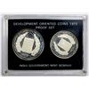 Image 1 : INDIA: Republic, 2-coin proof set, 1973-B