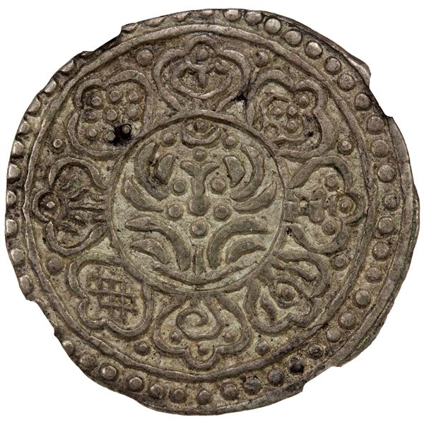 TIBET: AR ga-den tangka, ND (1910-15), NGC AU58