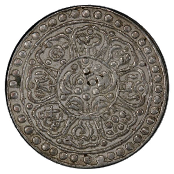 TIBET: AR ga-den tangka, ND (1918-22), PCGS AU58