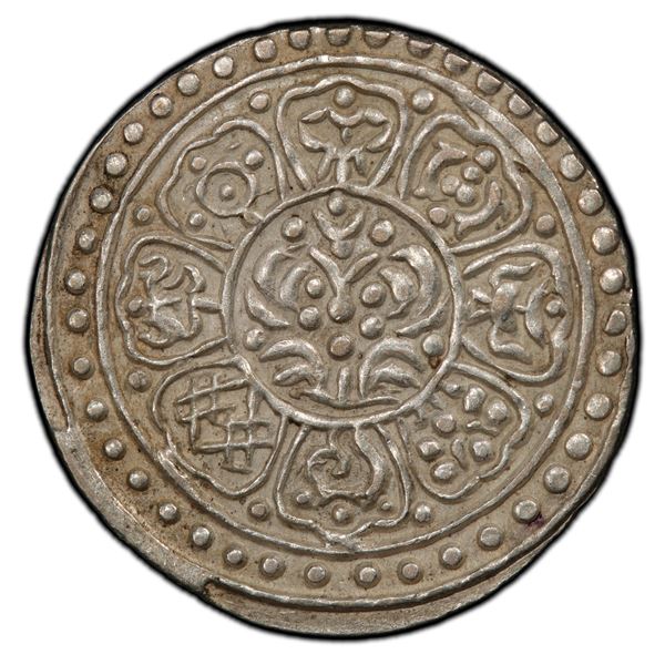 TIBET: AR ga-den tangka, ND (1918-22), PCGS AU55