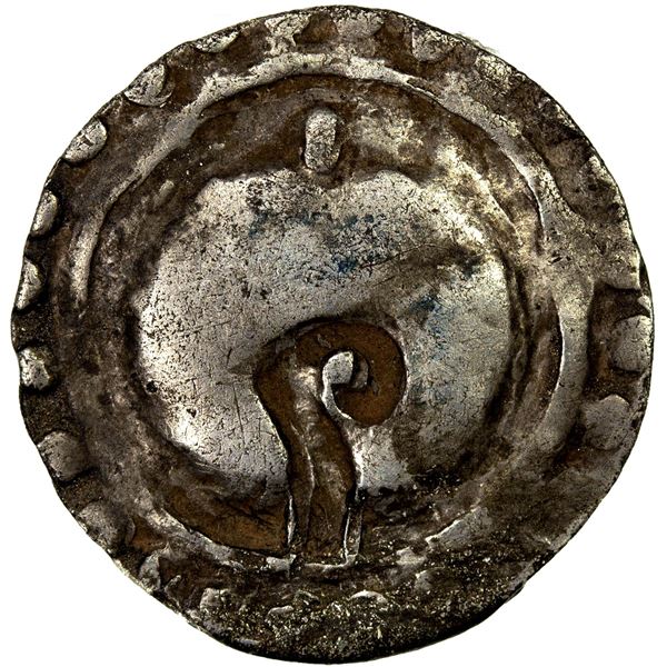 KYAIKKATHA: late 9th or 10th century, AR ¼ unit (2.24g), VF