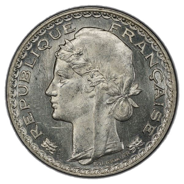 FRENCH INDOCHINA: AR piastre, 1931, PCGS MS62