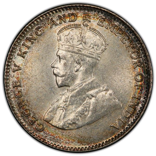 STRAITS SETTLEMENTS: AR 10 cents, 1927, PCGS MS64