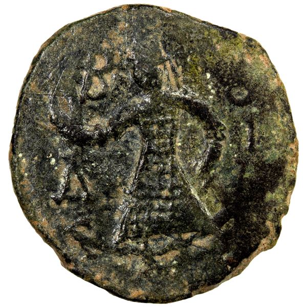 COUNTY OF EDESSA: Baldwin II, 2nd reign, 1108-1118, AE follis (3.31g), VF