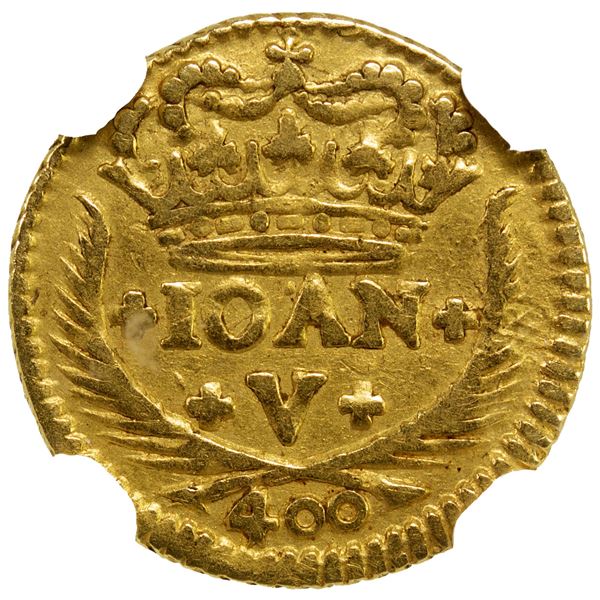 PORTUGAL: João V, 1706-1750, AV pinto (480 reis), 1721, NGC AU55
