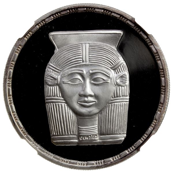 EGYPT: AR 5 pounds, 1993/AH1414, NGC Proof 69 Ultra Cameo