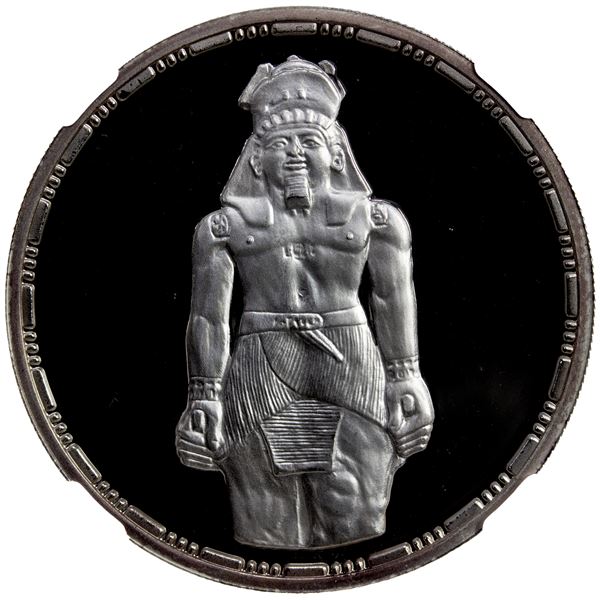 EGYPT: AR 5 pounds, 1993/AH1414, NGC Proof 69 Ultra Cameo