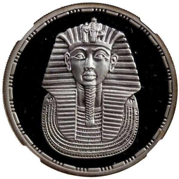 EGYPT: AR 5 pounds, 1993/AH1414, NGC Proof 69 Ultra Cameo