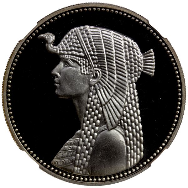 EGYPT: AR 5 pounds, 1993/AH1414, NGC Proof 69 Ultra Cameo
