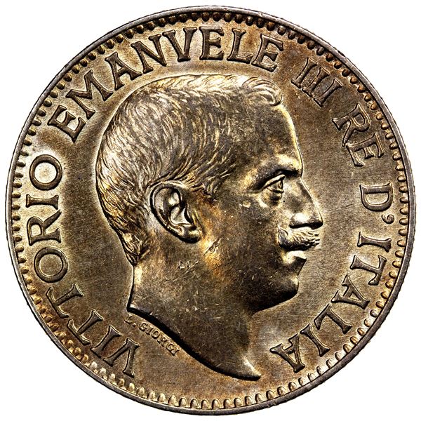 ITALIAN SOMALILAND: AR rupia, 1912-R, AU