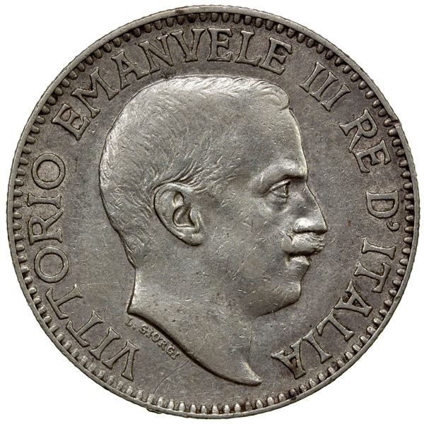 ITALIAN SOMALILAND: AR rupia, 1914-R, VF-EF