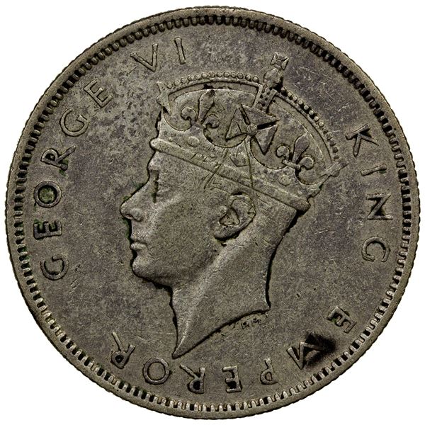 SOUTHERN RHODESIA: George VI, AR 2 shillings, 1946, VF