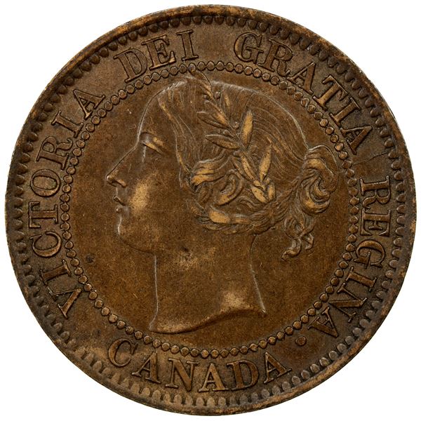 CANADA: Victoria, AE cent, 1859, EF