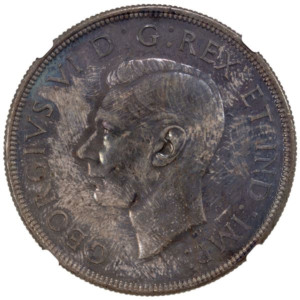 CANADA: George VI, AR dollar, 1947, NGC MS62