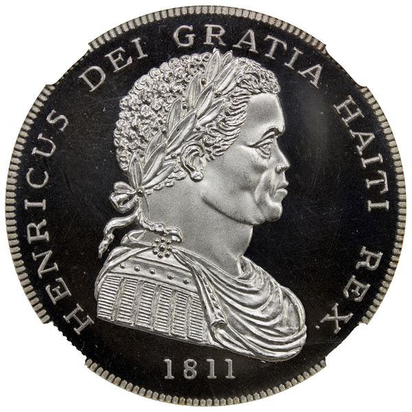 HAITI: AR crown, "1811"//"l'an 8", NGC PF69 Ultra Cameo