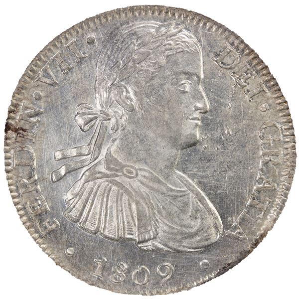 MEXICO: Fernando VII, 1808-1821, AR 8 reales, 1809-Mo, NNC MS61