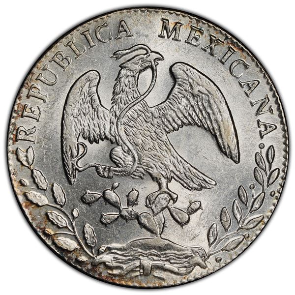 MEXICO: Republic, AR 8 reales, 1883-Go, PCGS MS61