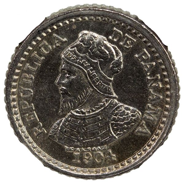 PANAMA: Republic, AR 2½ centesimos, 1904, NGC MS65