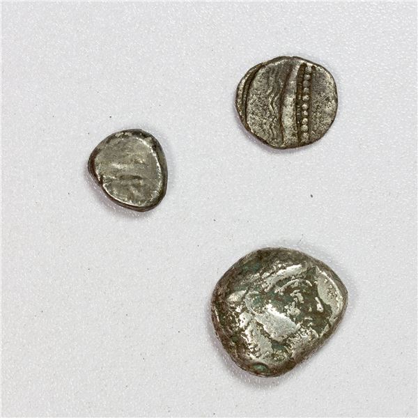 PHOENICIA: Arados, LOT of 3 silver coins